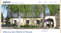 Desktop Screenshot of muellerhof-mittweida.de