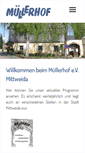 Mobile Screenshot of muellerhof-mittweida.de